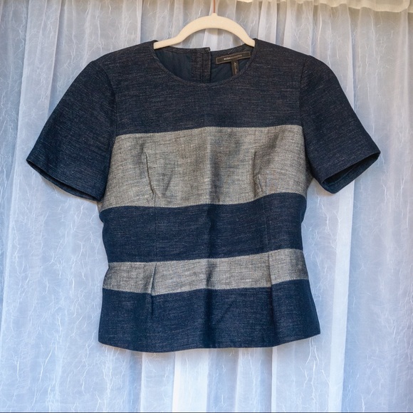 Bcbgmaxazria peplum top - Size S - Picture 4 of 6